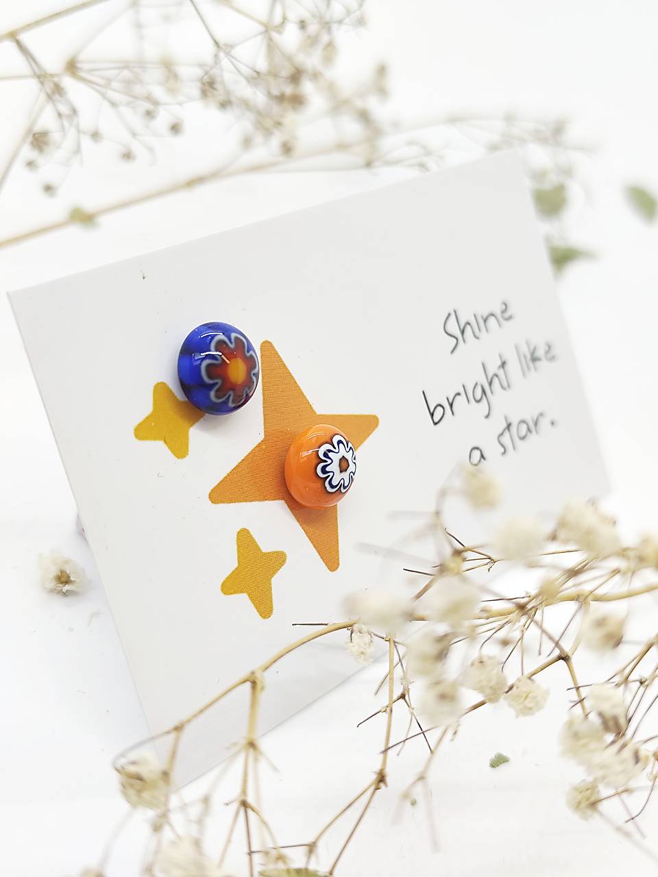  Jedinečné náušnice z muránskeho skla "ERIKA"