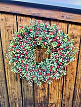 Dekorácie - Jesenný veniec muchotrávky  - 17796311_