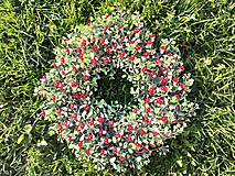 Dekorácie - Jesenný veniec muchotrávky  - 17796313_