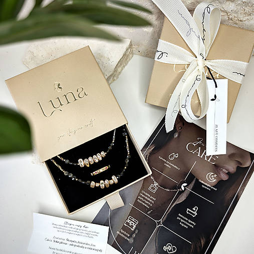 Darčeková krabička pre dokonalý zážitok z darovania- Luna jewelry