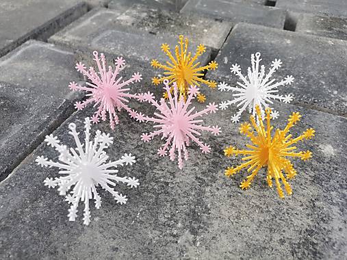 Dekorácie - Retro vločka ozdoba - 17797030_