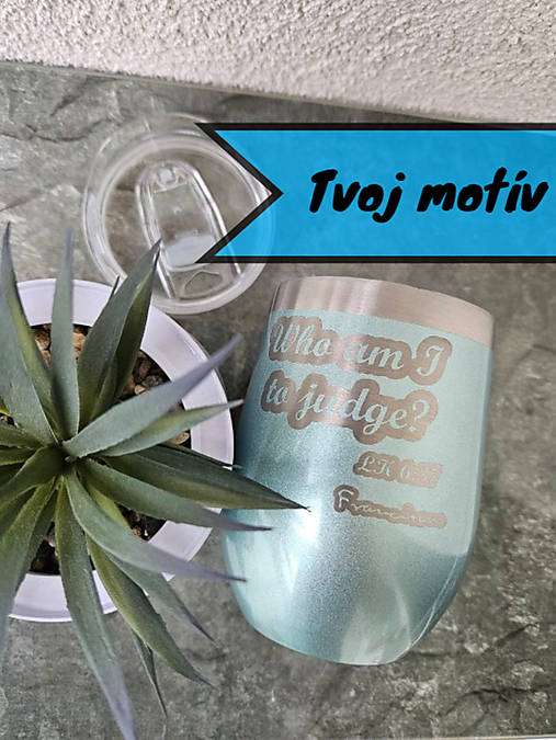 Nádoby - Nerezový termohrnček - s vlastným motívom - 17797855_