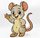 Svietidlá - Detská drevená LED lampa Myška - 17797075_