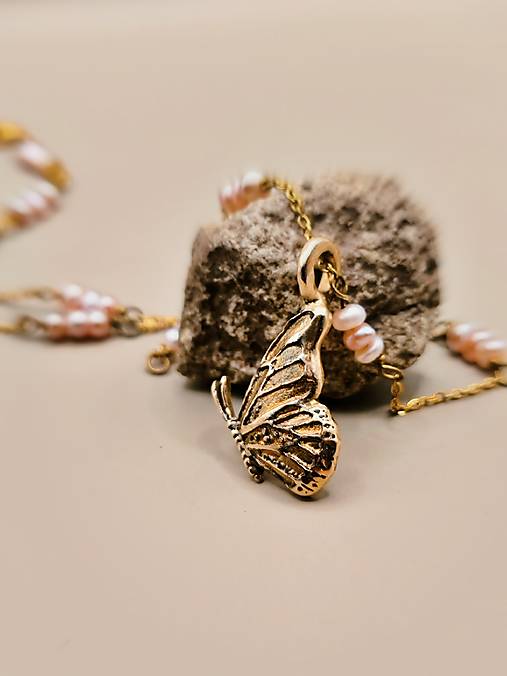 Náhrdelník motýlí sen