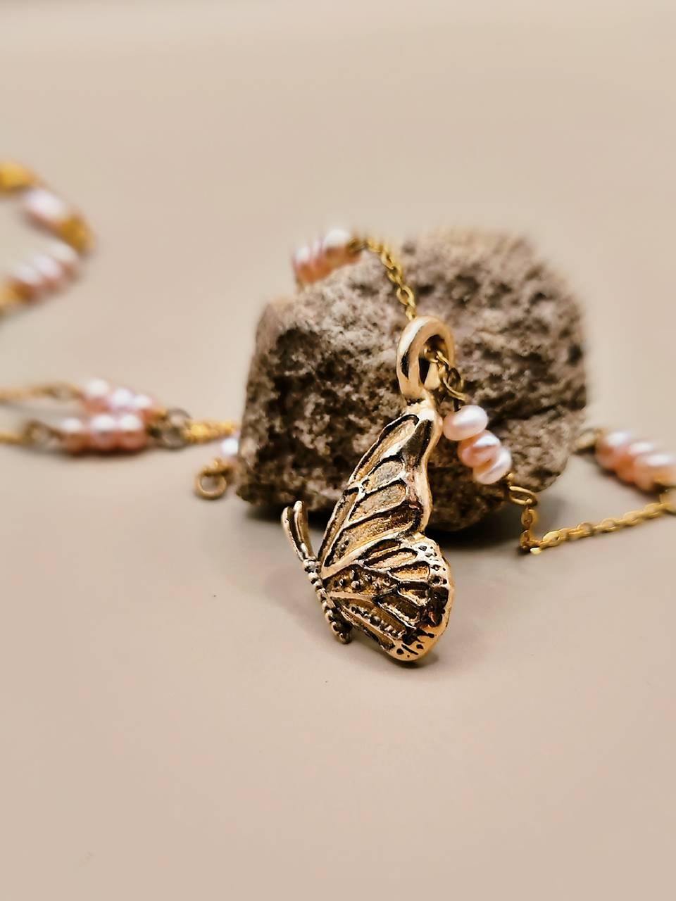 Náhrdelník motýlí sen