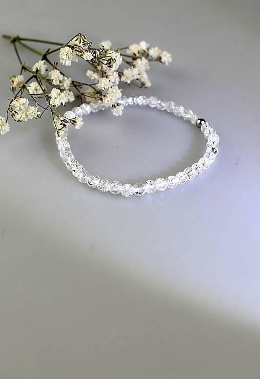 Náramky - krištál náramok jemný - 17800597_