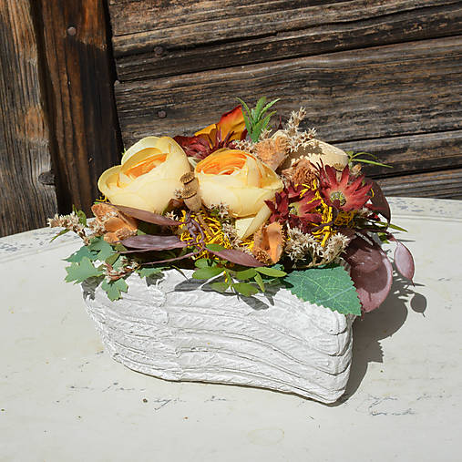 Dekorácie - Smútočné kameninové srdiečko - 17800137_