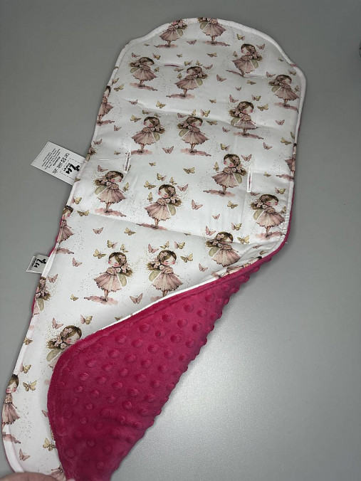 Podložka do kočíka (kvety)