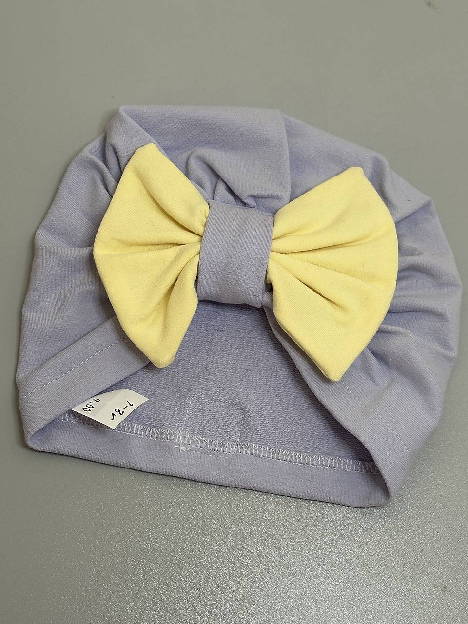 Turban čiapka s mašľou  6-12m