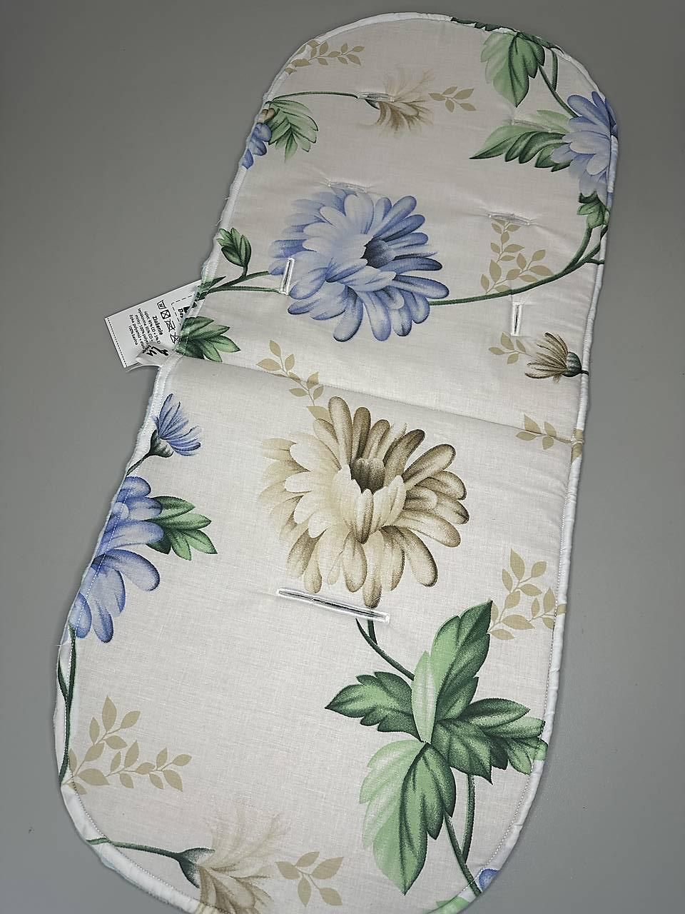 Podložka do kočíka (kvety)