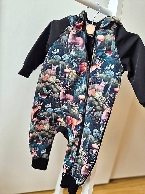 Overaly - Softshellový overal Les - 17798965_