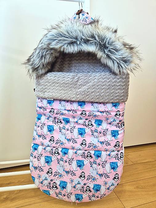 Detský textil - Zimný fusák pre bábätko  - 17799135_