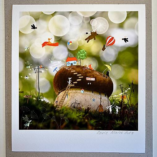 Malé hotofky, Giclée Art Print, 18x20cm