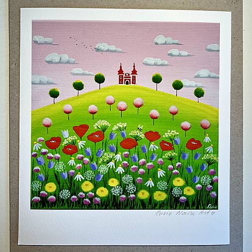 Grafika - Malé hotofky, Giclée Art Print, 18x20cm (Kalvária) - 17800148_