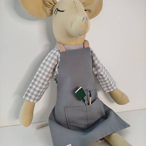 Hračky - Myška záhradník - 17799013_