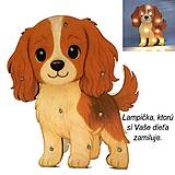  - Detská drevená LED lampa Cavalier - 17799322_