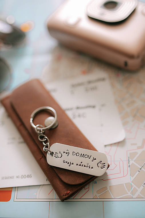 Kľúčenky - Prívesok na kľúče- Môj domov je tvoje náručie - 17802268_