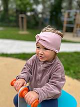 Detské čiapky - Uzlíková čelenka (mama) - 17802276_