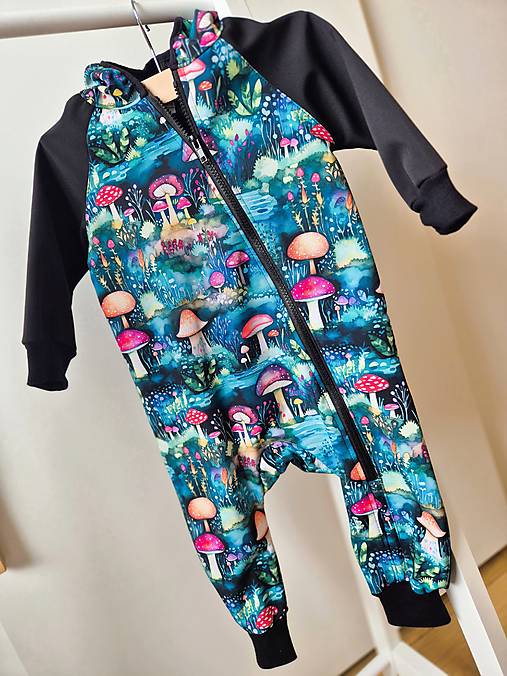 Overaly - Softshellový overal Čierny Les - 17802534_