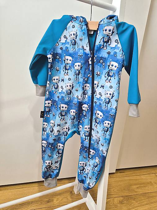 Overaly - Softshellový overal Robot - 17802705_