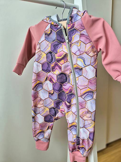 Overaly - Softshellový overal Abstrakt - 17802770_