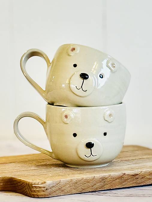 Medvedík - šálka cappuccino (200ml, s uškom)