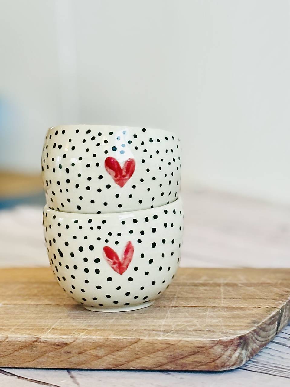 Čierne bodky - pohárik espresso (100ml, bez uška)