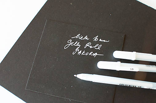 Nástroje - Gelly Pen Sakura - biela 10mm - 17802491_