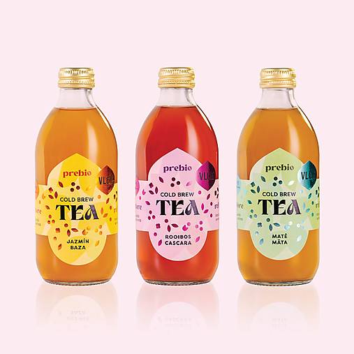 Ľadové čaje Vlčie sirupy Cold Brew Tea Prebio