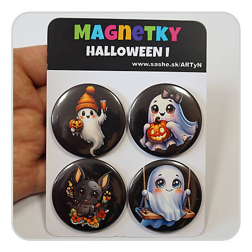 Magnetky - Sada magnetiek - Halloween I 02 - 17801505_