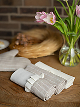 Úžitkový textil - Ľanové utierky Madame du Barry - 17803860_