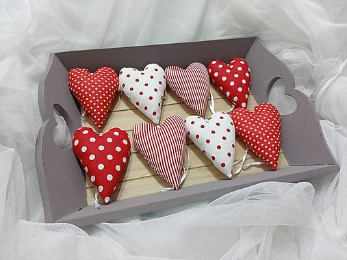 Dekorácie - Srdiečká - 17803392_