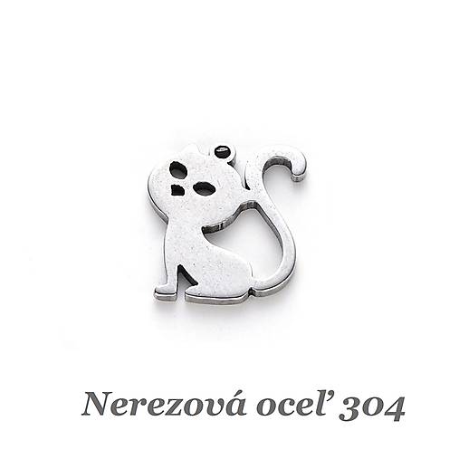 Komponenty - Mačička /M8260/ - nerezová oceľ 304 - 17805859_
