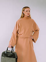  - MIESTNA TEPLÁKOVÁ MIKINA LAURA (SVETLÁ MOCHA) - 17806604_