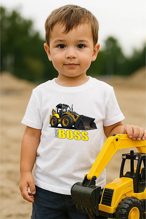 Detské oblečenie - Bager boss detské - 17806901_