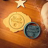 Príbory, varešky, pomôcky - Vykrajovačka - Veselé Vianoce kruh 0866-1 (NON) - 17807379_