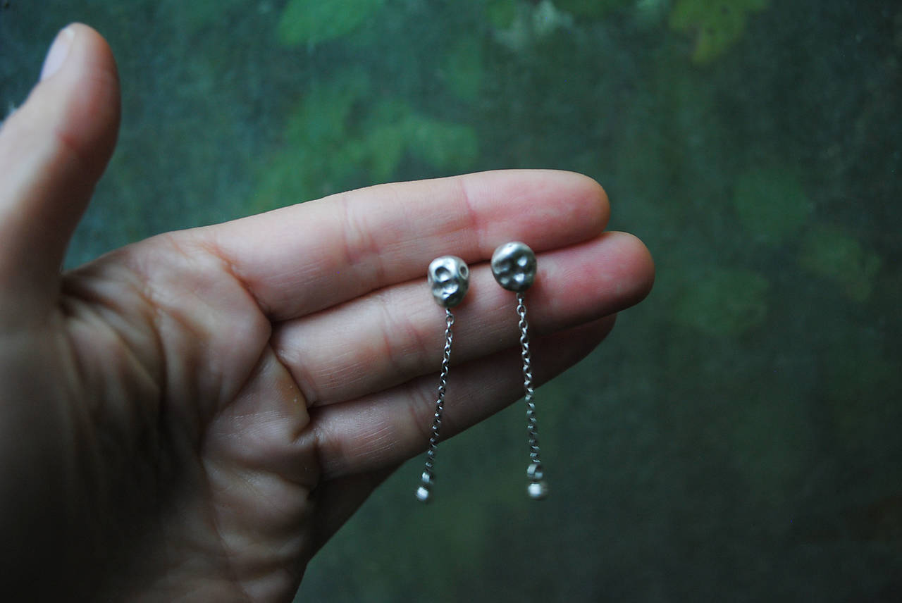 Náušnice Meteority,  Striebro 925