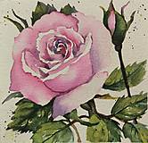 Papiernictvo - Pohľadnica & akvarel - 17806254_