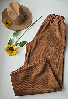 Nohavice - Menčestrové kulotky - 17804892_
