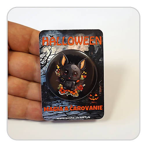 Brošne - Odznak - Strašidelný Halloween 07 - 17804975_
