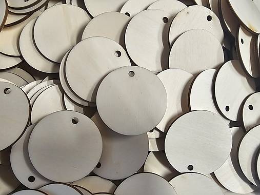 Dekorácie - 6cm krúžky - tlač, maľovanie - 17808873_