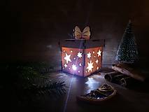 Dekorácie - Svietiaci darček - Vianočná dekorácia  (Bez led osvetlenia) - 17808969_