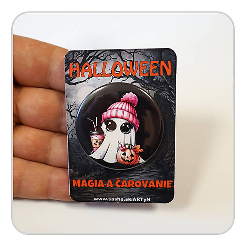 Brošne - Odznak - Strašidelný Halloween 10 - 17808125_