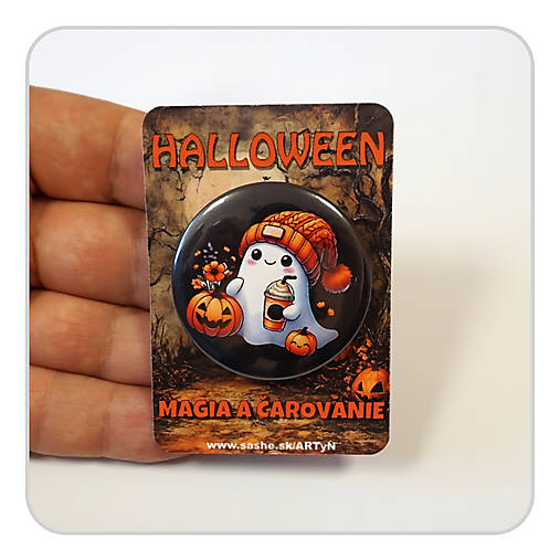 Brošne - Odznak - Strašidelný Halloween 11 - 17808133_
