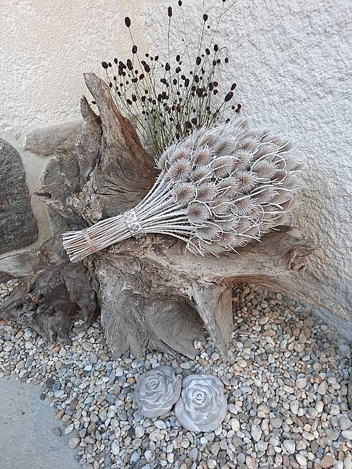 Dekorácie - Kytica z bodliakov - 17809329_