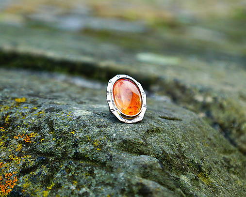 Prstene - Nerezový prsten... " Oval sun ". - 17811020_