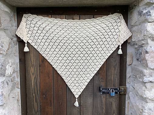 Šály a nákrčníky - Bavlnený pléd _ opäť pre náročnú a výnimočnú ženu - 17809563_