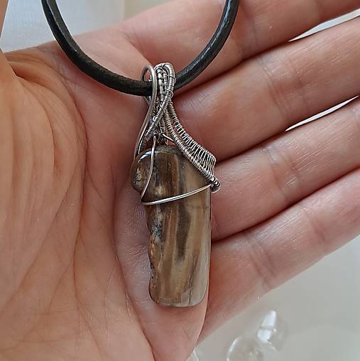 Náhrdelník - pánsky jaspis 2