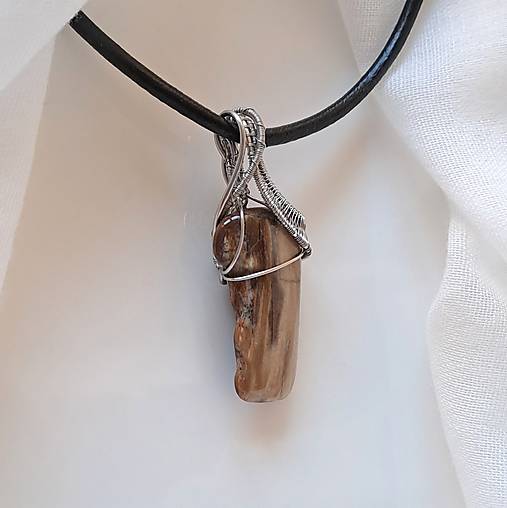 Náhrdelník - pánsky jaspis 2