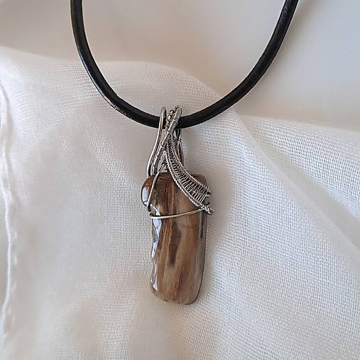 Náhrdelník - pánsky jaspis 2